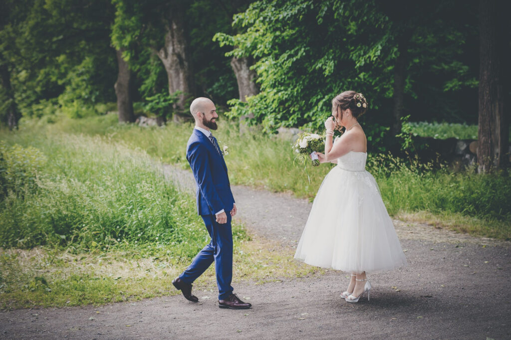 Bryllupsfotografering på Alby Gård