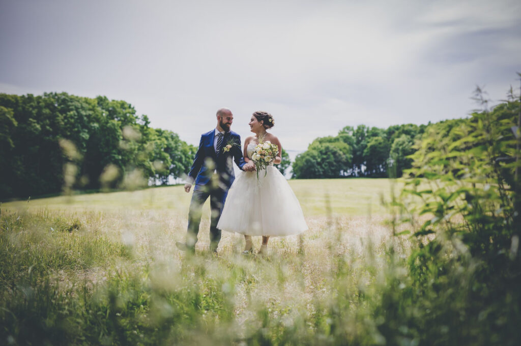 Bryllupsfotografering på Alby Gård