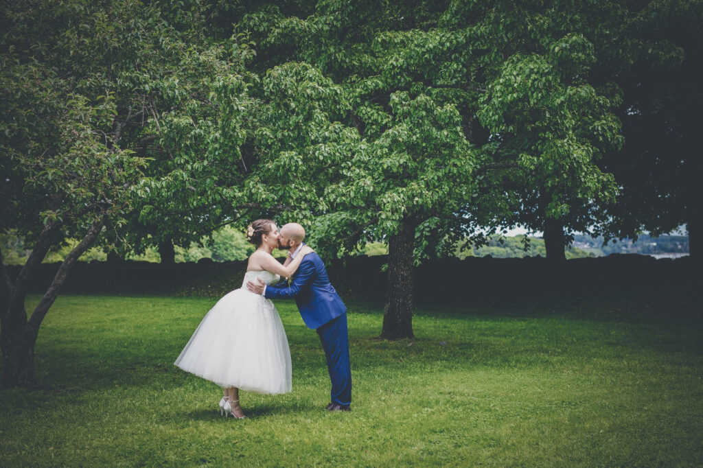 Bryllupsfotografering på Alby Gård