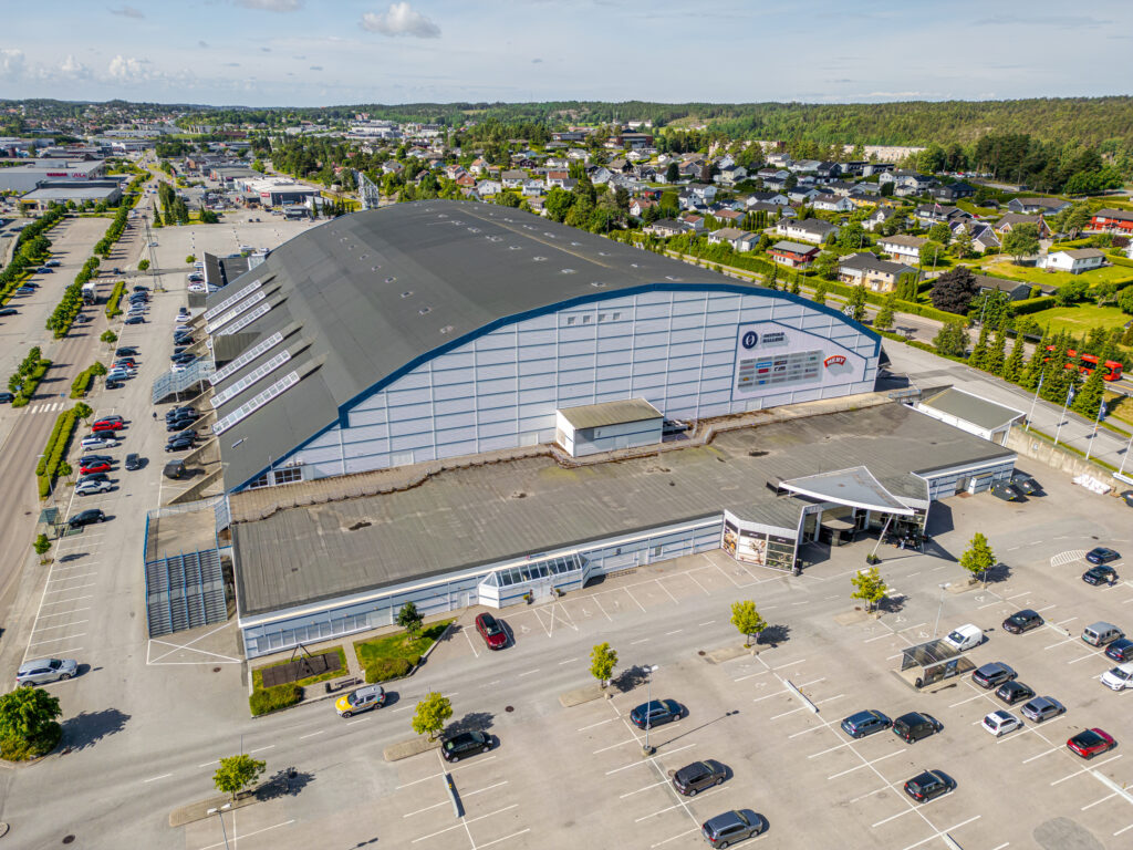 Bedriftsfotografering av Østfoldhallene i Fredrikstad