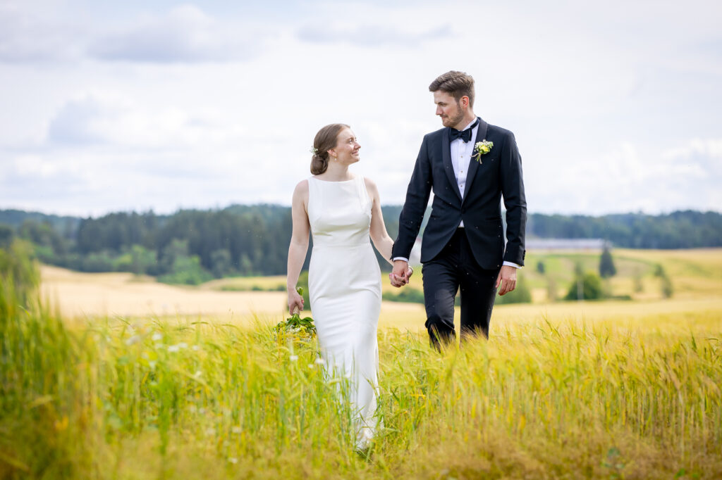 Bryllupsfotografering i Trøgstad i Indre Østfold